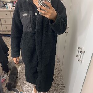 Columbia Panorama black Long Fleece Coat